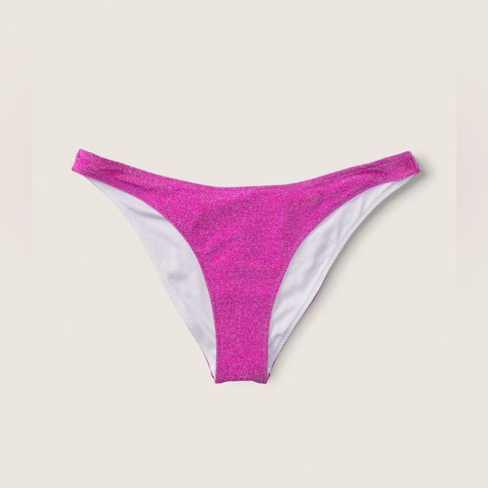 NWT Victoria’s Secret Pink Shimmer Brazilian Bikini Bottom